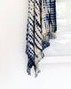 PILLOWPIA indigo shibori throw