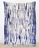 PILLOWPIA indigo shibori throw vines