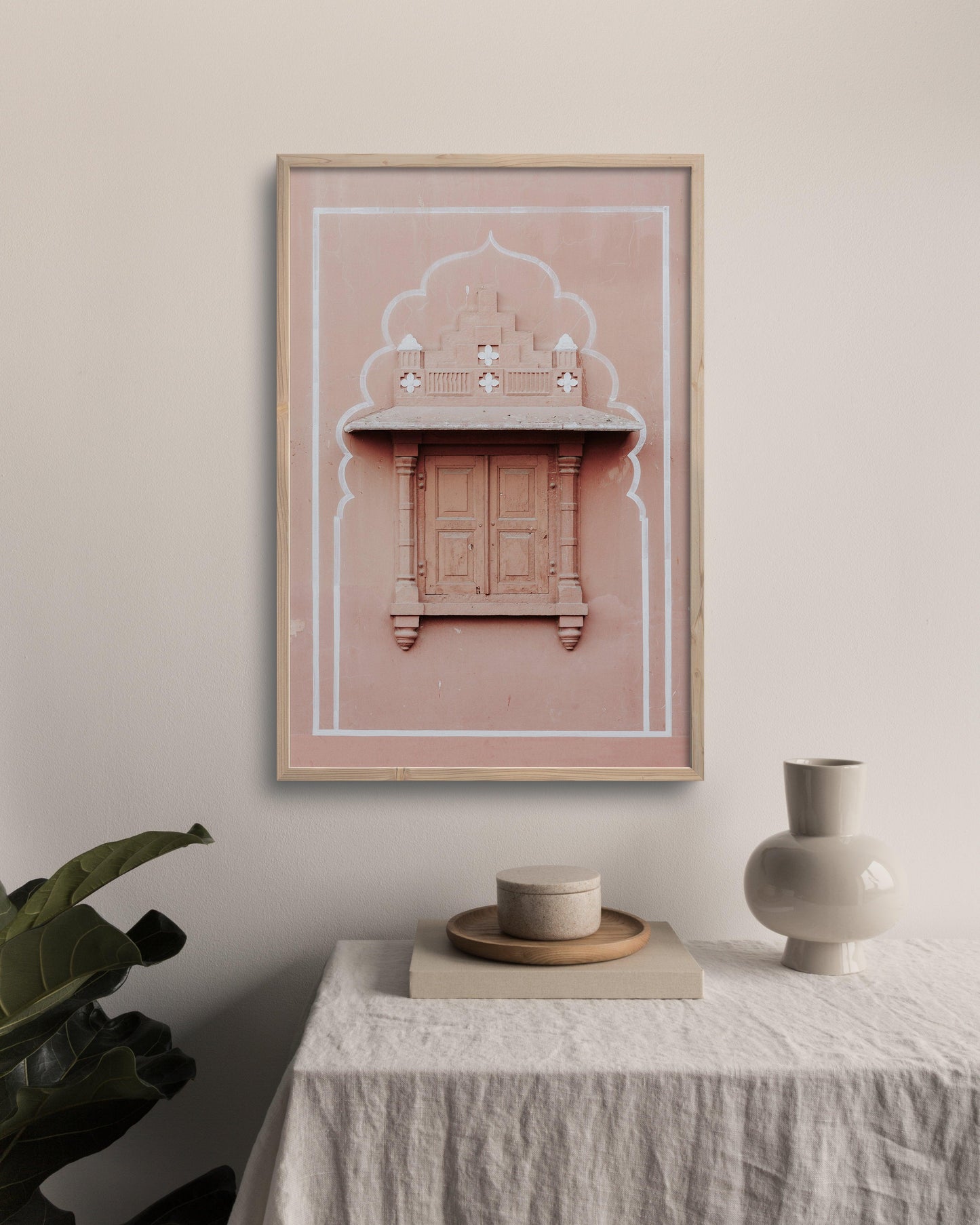 PILLOWPIA pink city triptych right / 24" x 36"