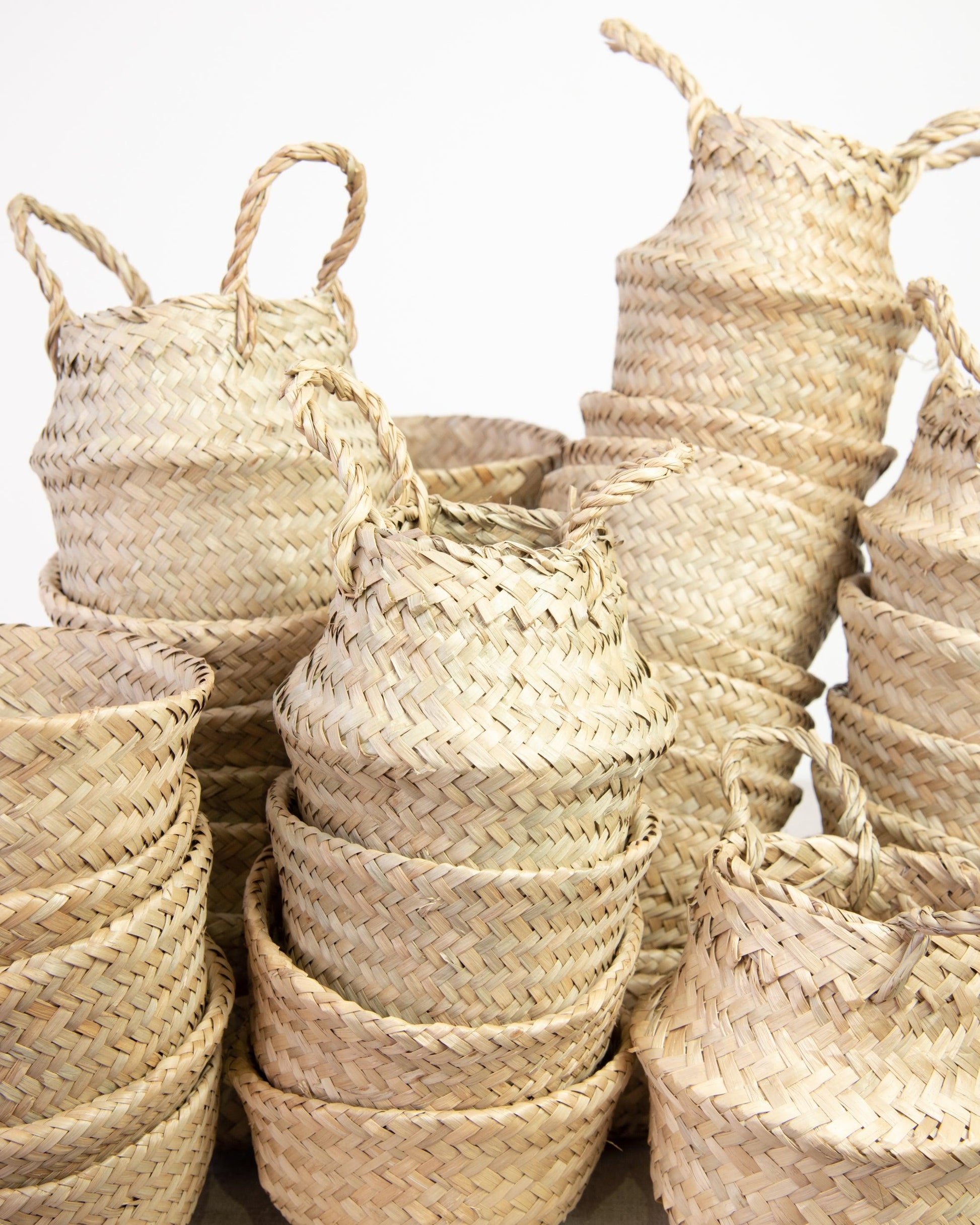 tabletop belly basket small - PILLOWPIA