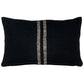 PILLOWPIA hugh lumbar pillow black / cover only