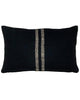 PILLOWPIA hugh lumbar pillow black / cover only