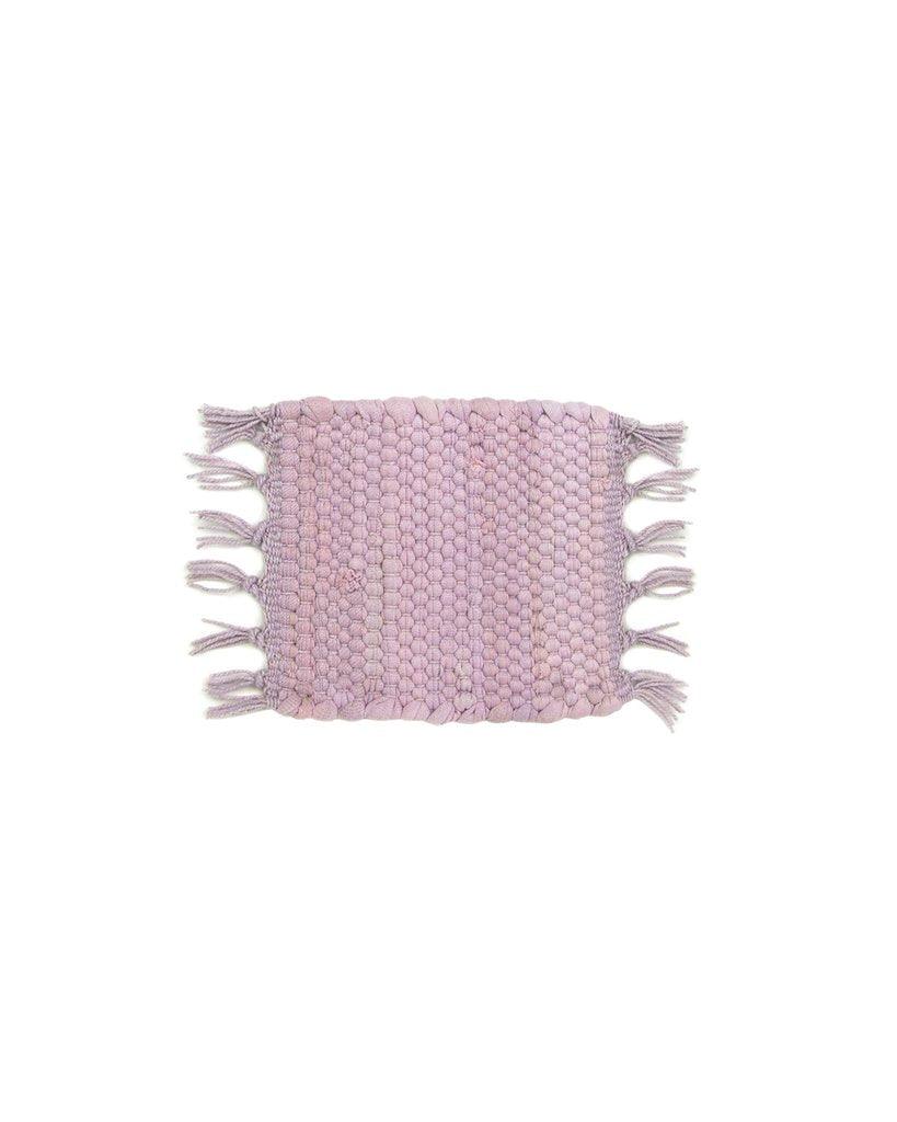 PILLOWPIA chindi coaster lilac