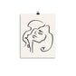 PILLOWPIA sophia line drawing print 11″×14″