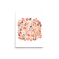 PILLOWPIA pebble beach watercolor art print 8″×10″