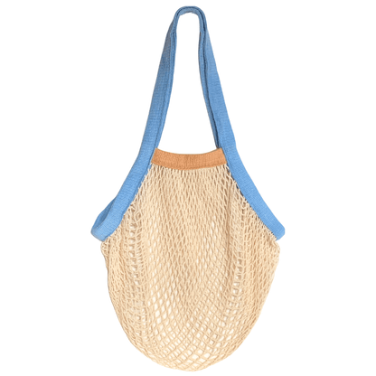 PILLOWPIA the french market bag two tone french blue/wheat
