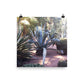 PILLOWPIA cactus majorelle 10″ × 10″