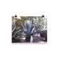 PILLOWPIA cactus majorelle 16" x 12"