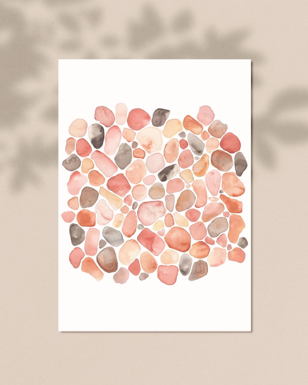 PILLOWPIA pebble beach watercolor art print