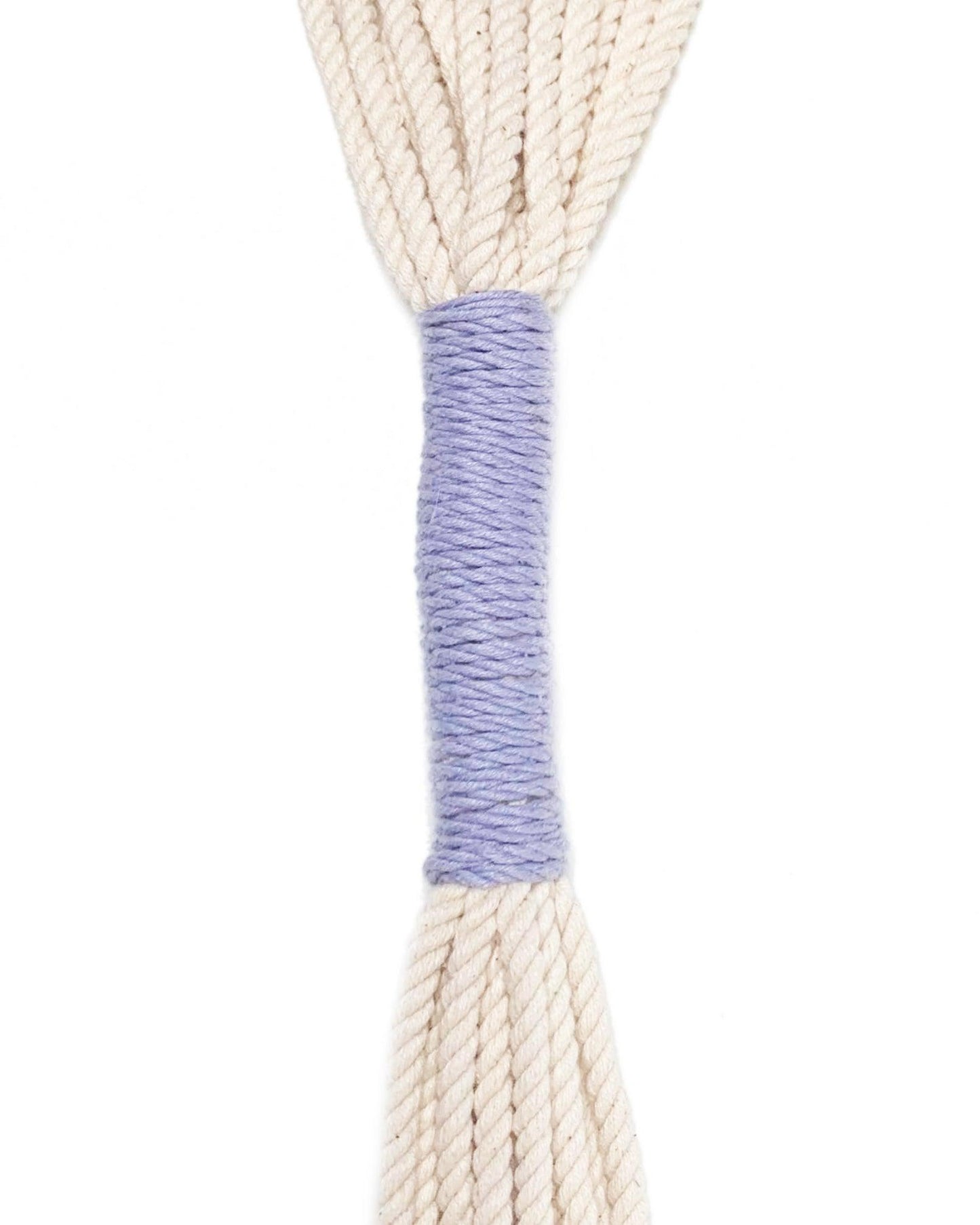 PILLOWPIA trina macrame plant hanger periwinkle