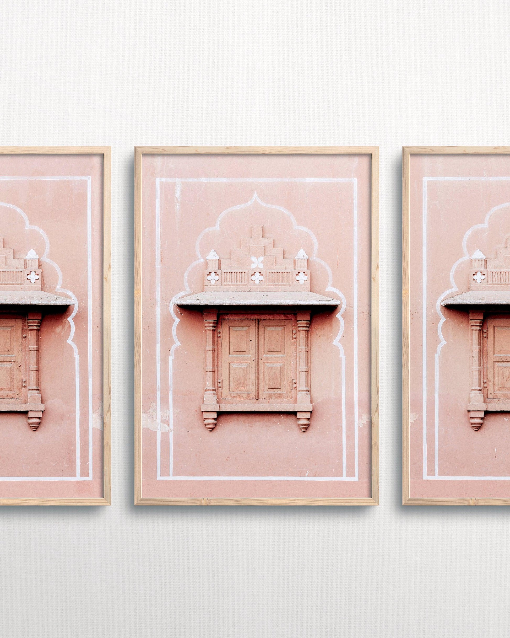 PILLOWPIA pink city triptych