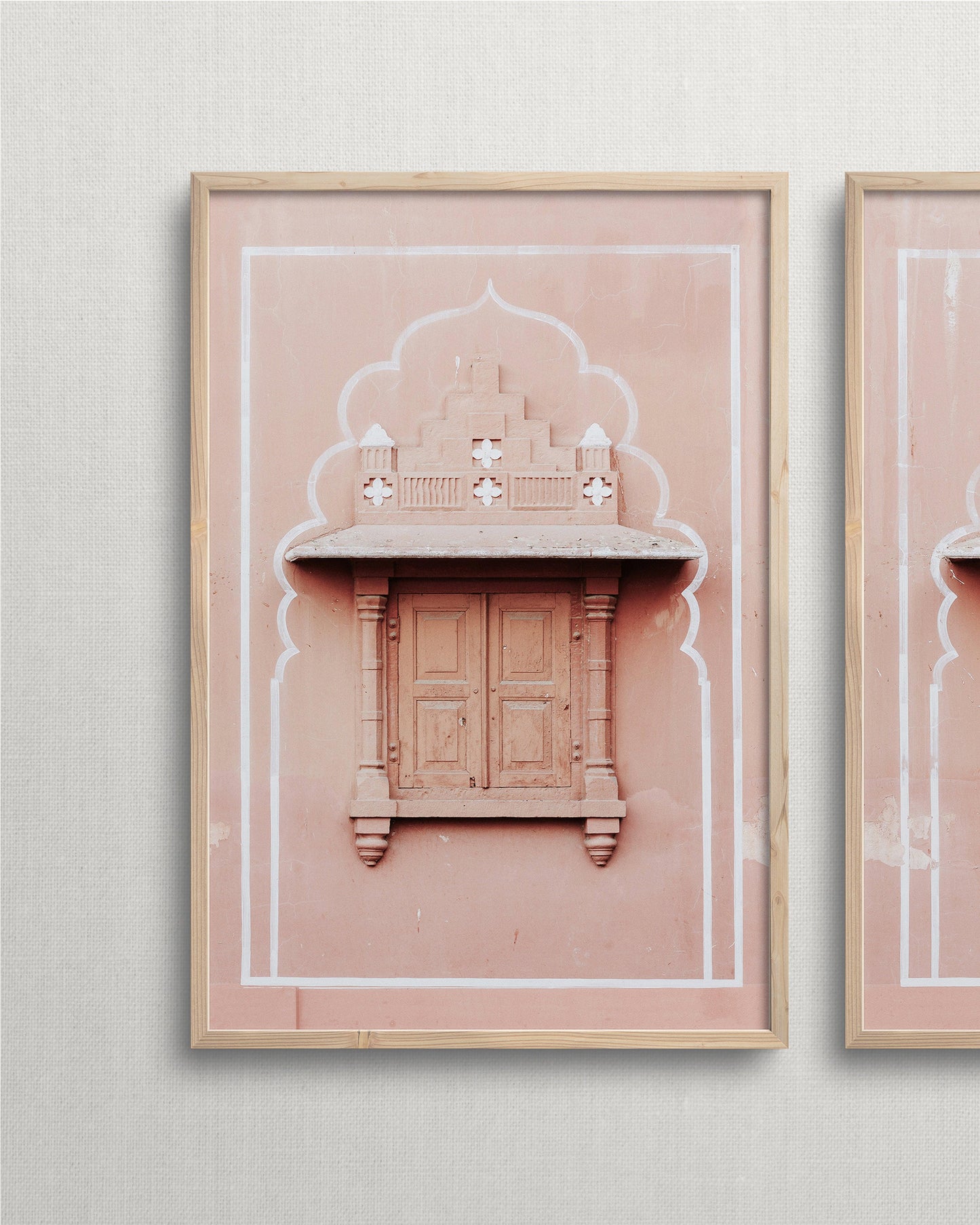 PILLOWPIA pink city triptych